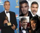 Aktör George Clooney film ve televizyon, Akademi Ödülü ve Altın Küre kazanan
